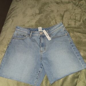 PINK Victoria's Secret Light Blue Denim Shorts